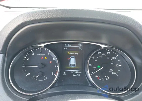 2015 Nissan Rogue Sv z USA, uszkodzony, nr VIN KNMAT2MVXFP519778